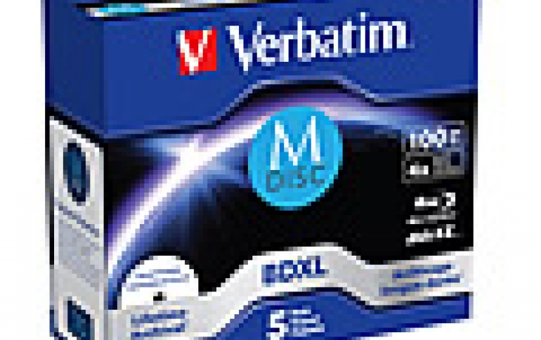 Verbatim Launches 100GB MDISC Blu-ray Storage Media