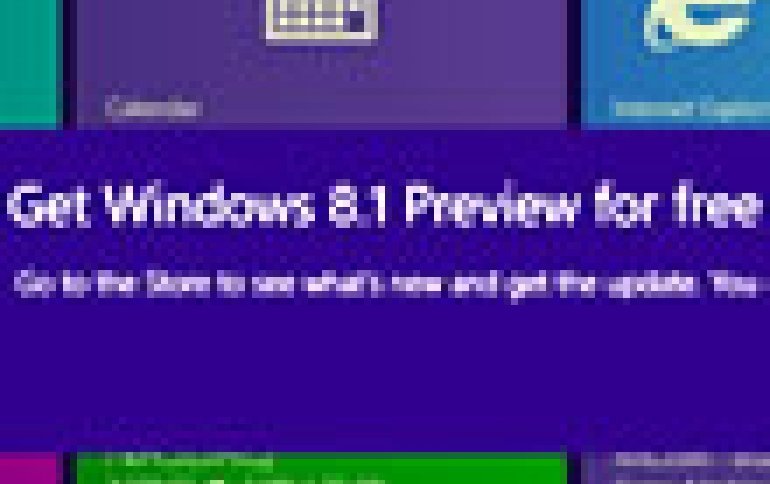 The Windows 8.1 Preview Now Available 